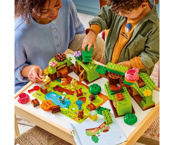LEGO® DUPLO®: Pădure aventuroasă cu animale sălbatice (10480)