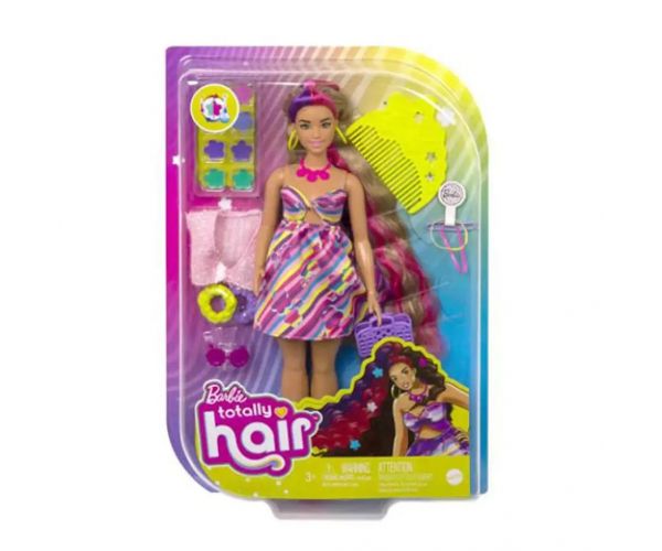 Barbie: Totally hair păpușă - Floare - Mattel