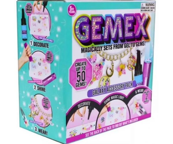 Gemex: Set de bijuterii din galaxia pietrelor prețioase din gel