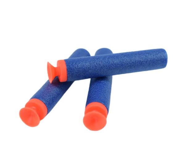 Cool Soft Bullet Gun: Pistol mic cu cartușe de culoare roșie 14cm