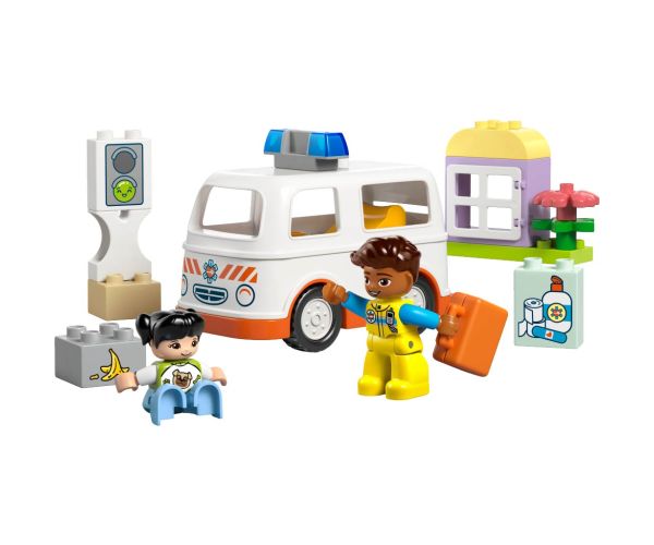 LEGO® DUPLO®: Mașină de salvare și șofer de salvare (10447)