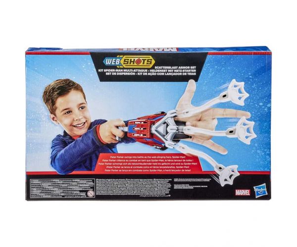 Marvel Spider-Man: Web Shots Scatterblast Armor set de joacă - Hasbro