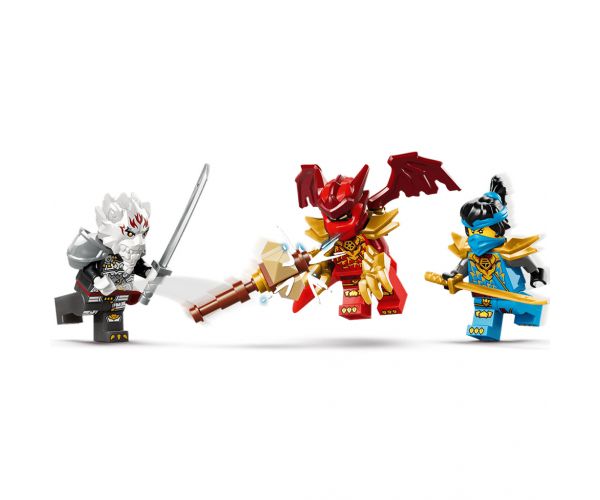 LEGO® Ninjago: Zilvar și Grimtak, monstrul dragon