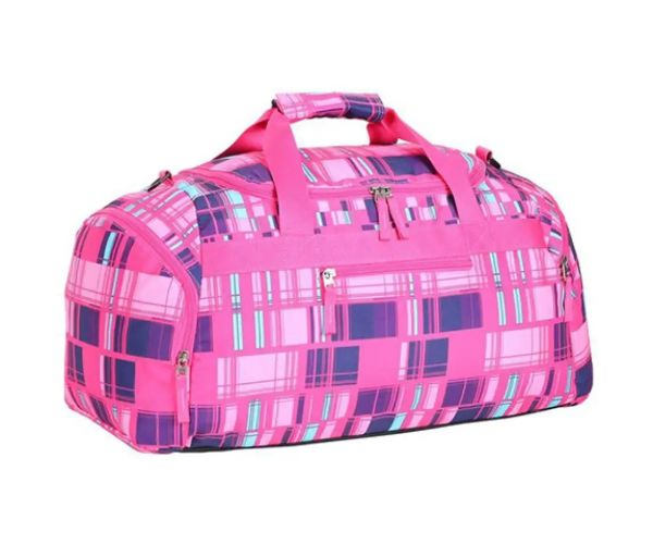 Spirit: geantă de sport culoarea roz cu model 55x31x41cm