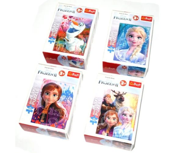 Disney: Frozen 2 mini maxi 20 bucăți puzzle 4 variante - Trefl
