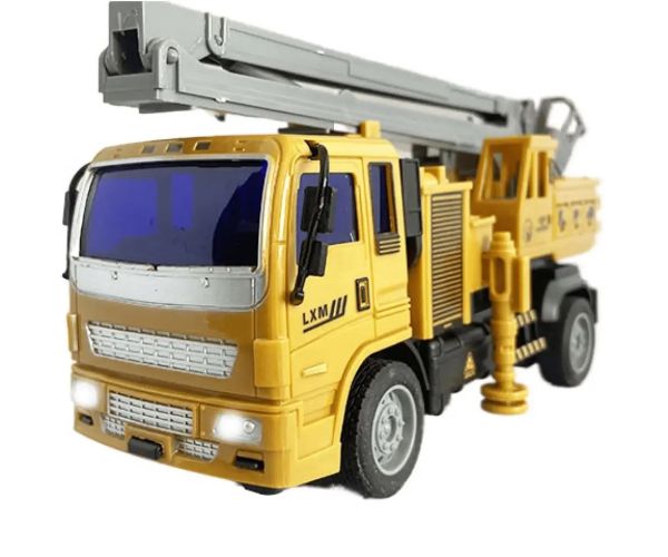 Mașină de lucru cu telecomandă RC cu coș de ridicare la scară 1/36 22cm
