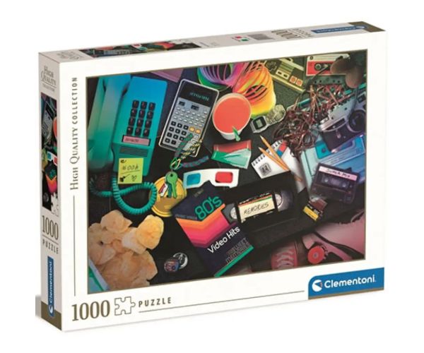 Nostalgia anilor 80 HQC puzzle 1000 bucăți - Clementoni