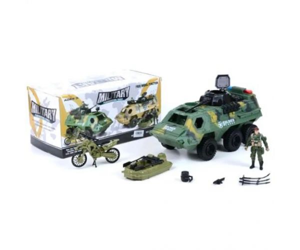 Set de joc AMV vehicul blindat militar în două variante de culoare