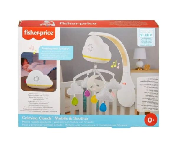 Fisher-Price: Norii liniștitori 2 în 1 cu proiector de pat cu lumină și sunet - Mattel