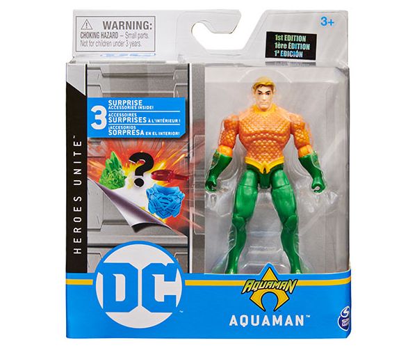 DC Comics: Aquaman 10cm figurină cu accesorii surpriză - Spin Master
