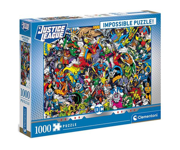 DC Comics Justice League impossible puzzle 1000 bucăți - Clementoni