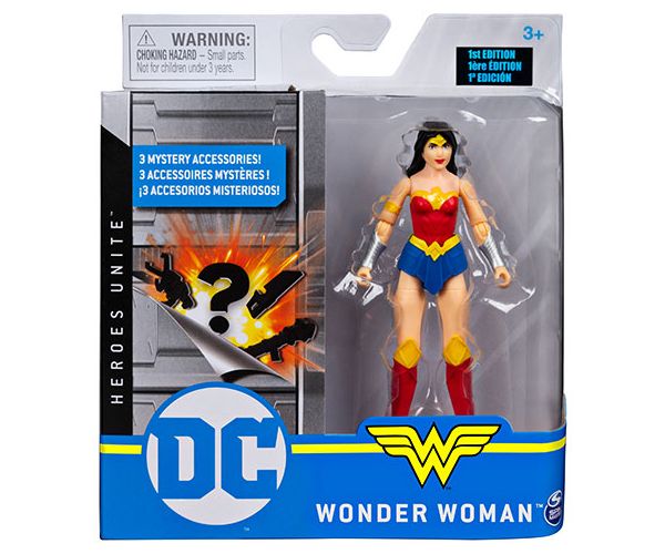 DC Comics: Wonder Woman 10cm figurină cu accesorii surpriză - Spin Master