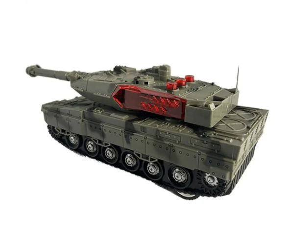 Leopard 2 tanc cu telecomandă RC și efecte de lumină 23cm