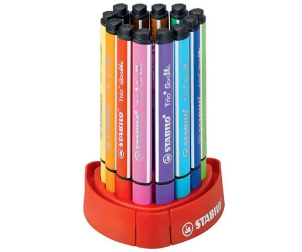 Stabilo: Trio Scribbi set marker de masă 12bc