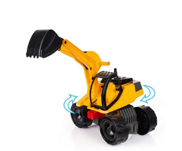 LENA: Excavator uriaş galben/negru 63cm