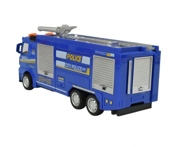 Police Set: camion politie cu lumina si sunet in diverse versiuni 19cm 1 bucată