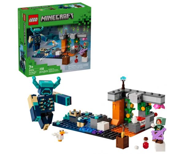 LEGO® Minecraft: Întâlnire cu Gardianul (21274)