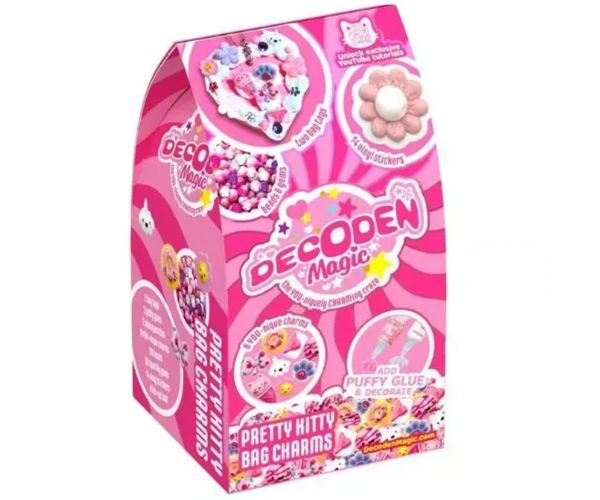 Decoden Magic - Decorație magică: ornament pentru geantă cu pisici