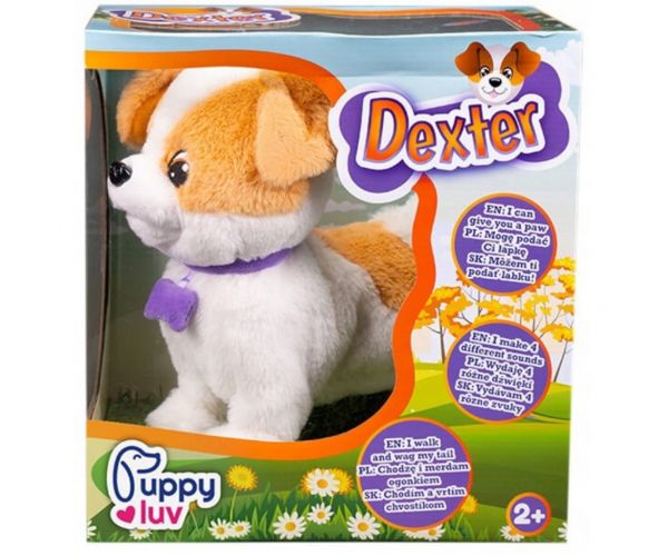 Dexter, cățelușul de pluș interactiv - Puppy Luv
