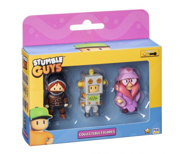 Stumble Guys set de figurine 3 bucăți în mai multe variante seria 2