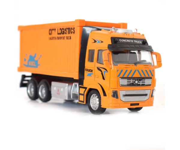 Mașină mare container vehicul cu lumini 1/38