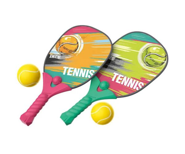 Set de tenis cu două mingi