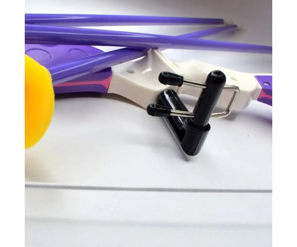Set arc roz cu sageti și ventuza 54cm