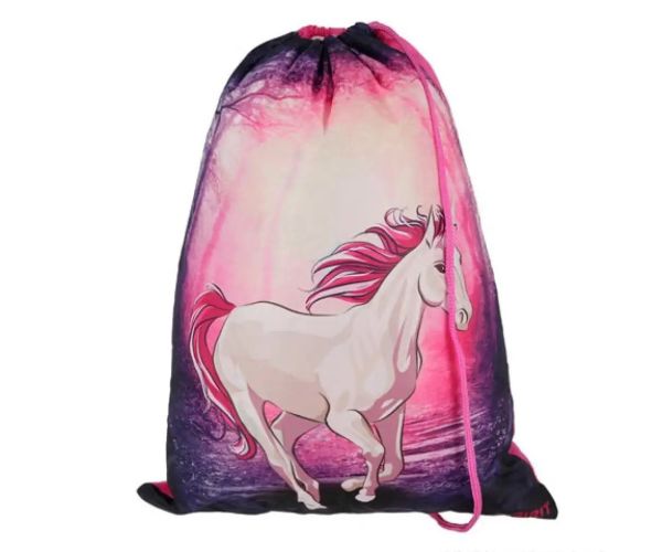 Spirit: Unicorn magic 5 bucăți set rucsac cu accesorii și lumini LED