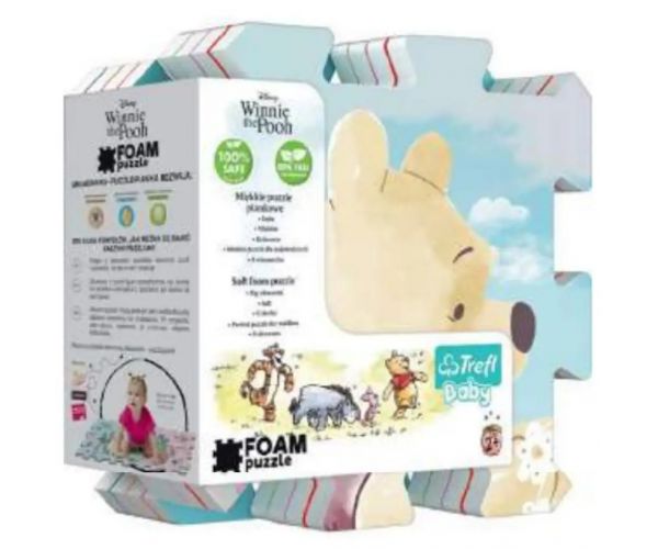 Winnie the Pooh și cei mai buni prieteni puzzle burete - Trefl
