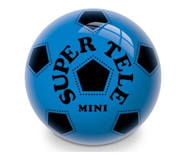 Design fotbal minge cauciuc albastră 14 cm - Mondo Toys