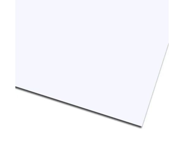 Hârtie decor carton culoarea albă 50x70cm