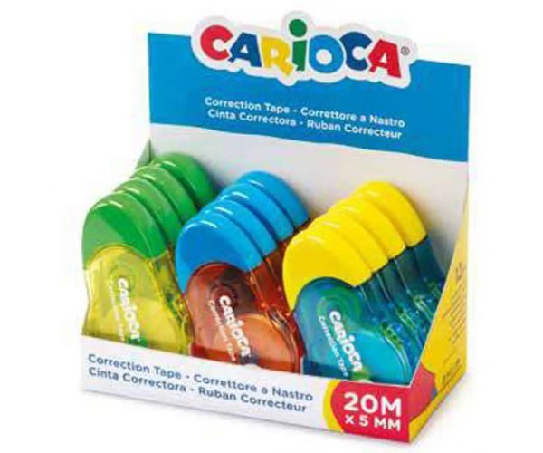 Bandă corectoare 12mx5mm mai multe variante - Carioca
