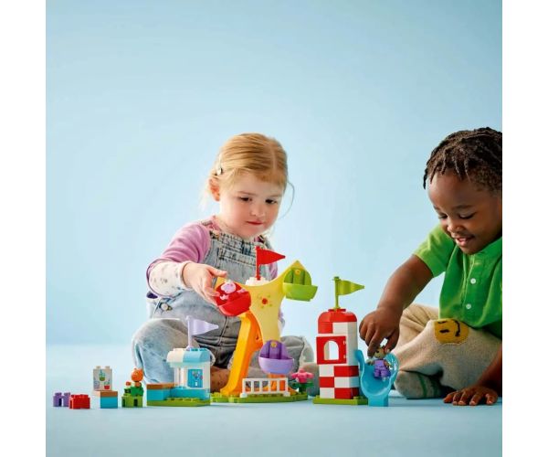 LEGO® DUPLO®: Peppa Porcu Parcul de Distracții (10453)