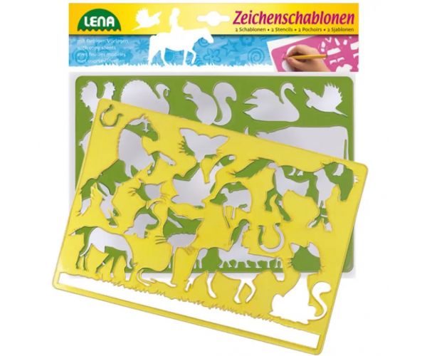 LENA: Cai şi pisici şablon de desen