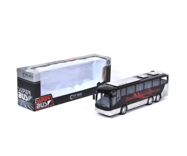 City Bus autobuz pentru turiști negru-alb