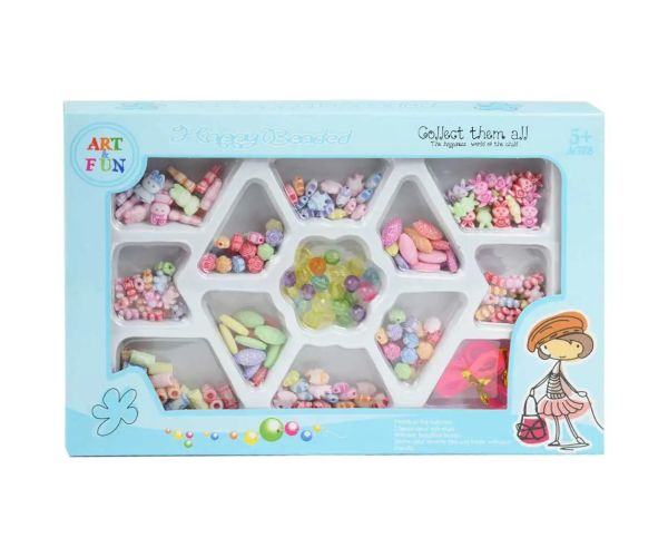 Art&Fun: Set de bijuterii cu peste 100+ de mărgele colorate