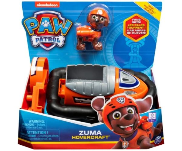 Paw Patrol: Zuma vapor cu figurină câine - Spin Master