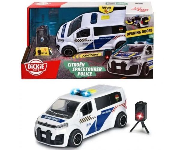 Dickie SOS serie: Citroen SpaceTourer mașină de poliție cu radar - Simba toys