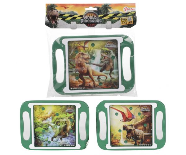 Dino World: Joc de îndemânare cu bile, disponibil în mai multe variante, 1 buc.