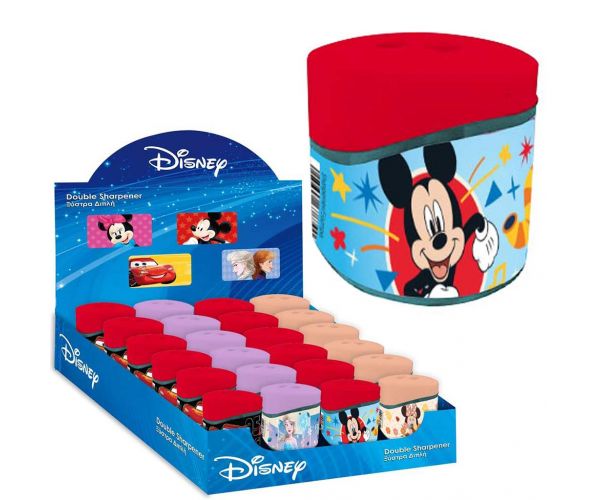 Disney: Ascuțitoare cu rezervor cu două găuri Mickey Mouse 1 buc.