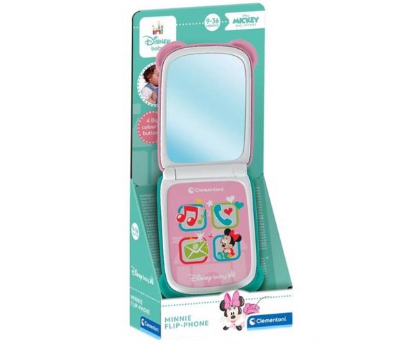 Disney+Baby: Telefon de jucărie Minnie Mouse - Clementoni
