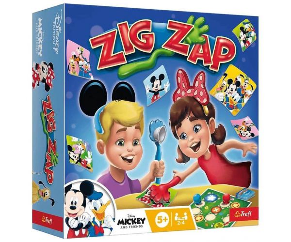 Disney: Mickey egér és barátai Zig Zap társasjáték - Trefl