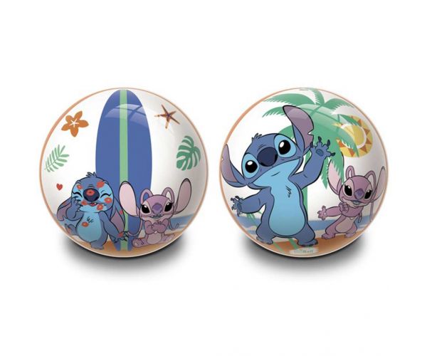 Disney: Mingea de cauciuc Bioball Stitch de 14cm - Jucării Mondo