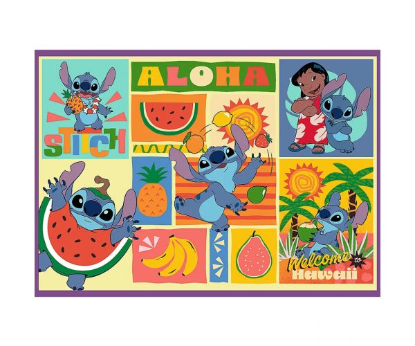 Disney: Csodálatos Stitch 4x250db-os puzzle - Trefl