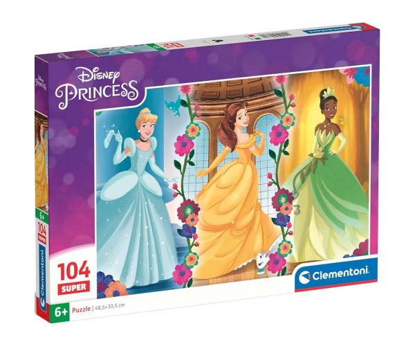 Disney Prințese Puzzle Super de 104 piese - Clementoni