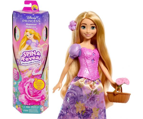 Disney Prințese: Surpriză Magică Păpușă Rapunzel - Mattel