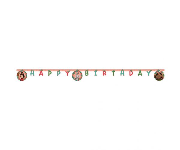 Disney+Prințese Vaiana 2 banner de petrecere de ziua de naștere Happy Birthday 200cm