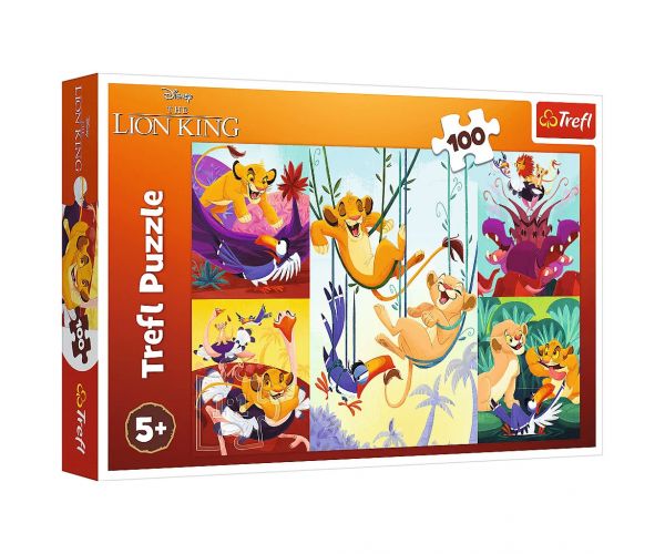 Disney: Regele Leu puzzle 100 piese - Trefl