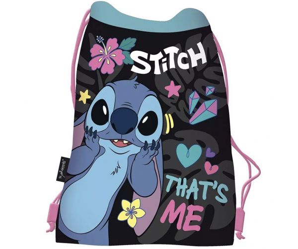 Disney Stitch „Thats me” sac cu șnur, rucsac sport 42x32 cm
