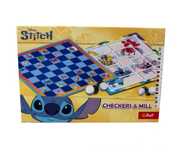 Disney Stitch: Dame și Moară joc de societate - Trefl